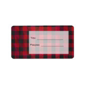 Gecontroleerde Plays Red en Black Etiket (Voorkant)