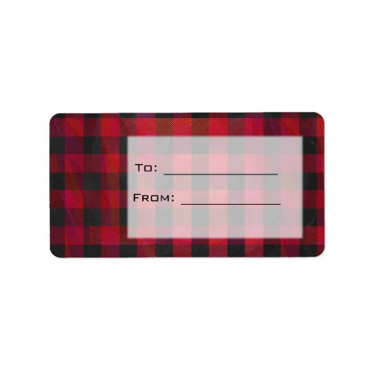 Gecontroleerde Plays Red en Black Etiket (Voorkant)