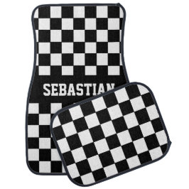 Gecontroleerde Racing Vlag Gepersonaliseerd Automat