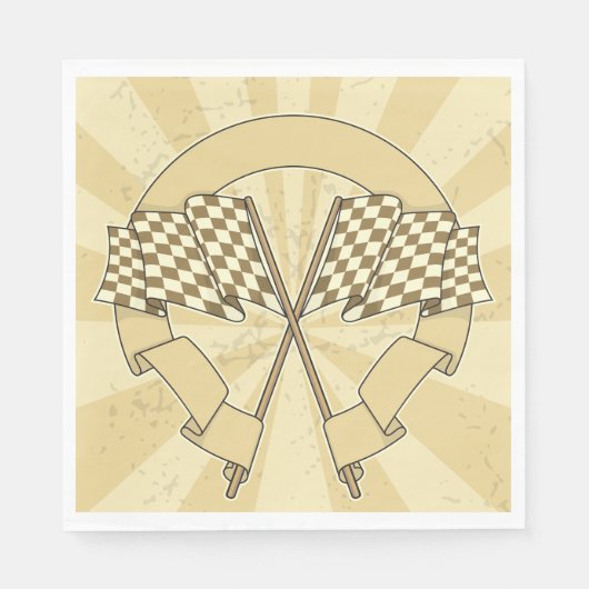 Gecontroleerde ractenpapier servetten (Voorkant)