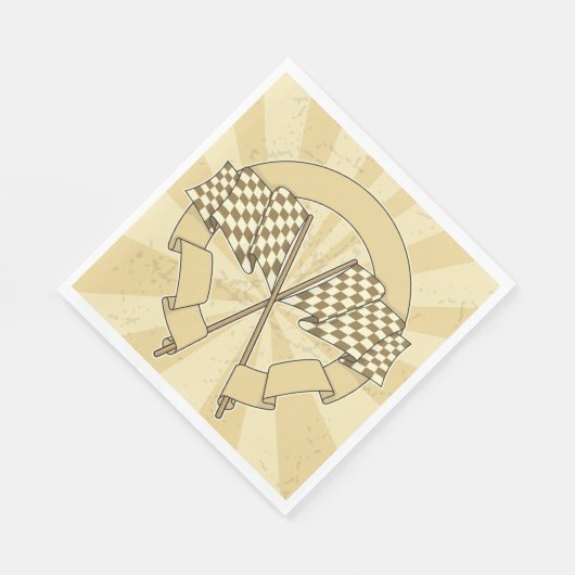 Gecontroleerde ractenpapier servetten (Hoek)