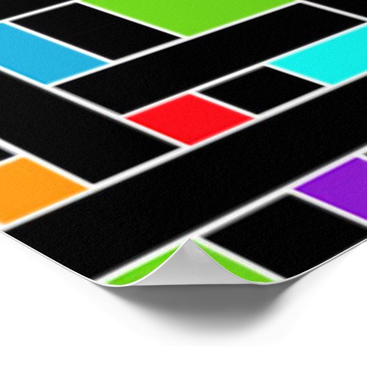 Gecontroleerde Randomness 1 Poster (Hoek)