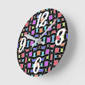 Gecontroleerde Randomness Wavy Ronde Klok (Hoek)