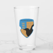 Gecontroleerde RAVENCLAW™ Crowned Crest Glas (Voorkant)