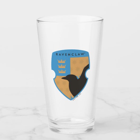Gecontroleerde RAVENCLAW™ Crowned Crest Glas (Voorkant)
