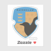 Gecontroleerde RAVENCLAW™ Crowned Crest Sticker (Vel)