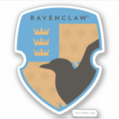 Gecontroleerde RAVENCLAW™ Crowned Crest Sticker (Voorkant)