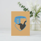 Gecontroleerde RAVENCLAW™ Crowned Crest Uitnodiging Briefkaart (Staand voorkant)