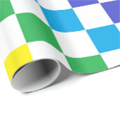 Gecontroleerde regenboog cadeaupapier (Rol Hoek)