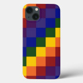 Gecontroleerde regenboog Case-Mate iPhone case (Achterkant)