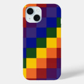 Gecontroleerde regenboog Case-Mate iPhone case (Achterkant)