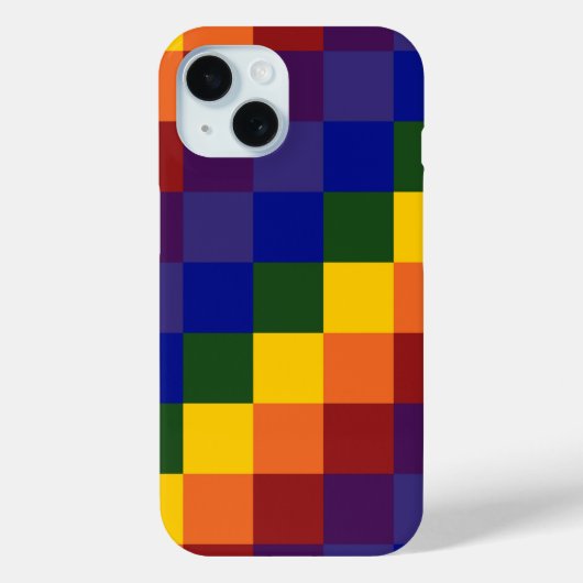 Gecontroleerde regenboog Case-Mate iPhone case (Achterkant)