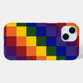 Gecontroleerde regenboog Case-Mate iPhone case (Achterkant (horizontaal))
