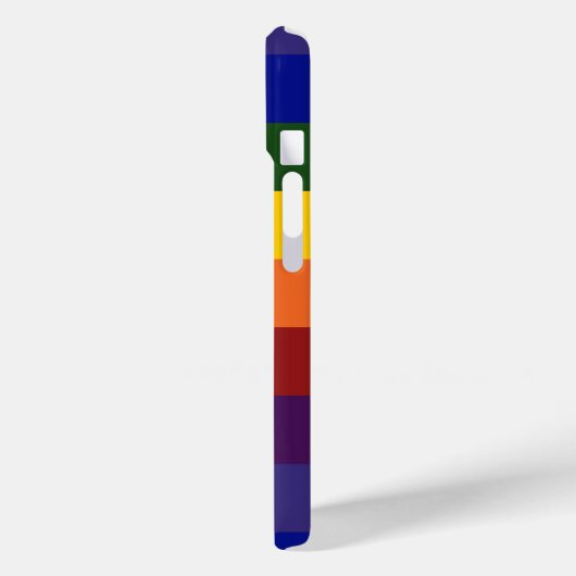 Gecontroleerde regenboog Case-Mate iPhone case (Achterkant / Links)