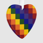 Gecontroleerde regenboog ornament (voorkant)