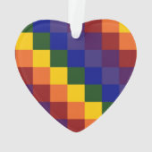 Gecontroleerde regenboog ornament (achterkant)