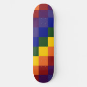 Gecontroleerde regenboog persoonlijk skateboard (Voorkant)
