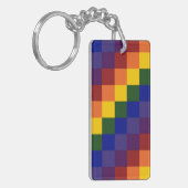 Gecontroleerde regenboog sleutelhanger (Voorkant Links)