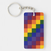 Gecontroleerde regenboog sleutelhanger (Voorkant)