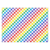 Gecontroleerde regenboog tafelkleed (Voorkant (Horizontaal))