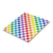 Gecontroleerde regenboog tegeltje (Zijkant)