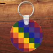 Gecontroleerde regenboogSleutelhanger Sleutelhanger (Voorkant)