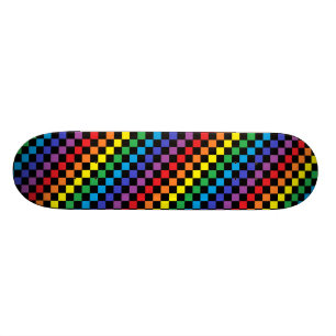 Gecontroleerde regenboogzwarte regenboog persoonlijk skateboard
