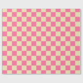 Gecontroleerde roze en beige cadeaupapier (Vlak)