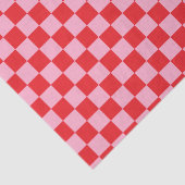 Gecontroleerde roze en rood tissuepapier (Detail)