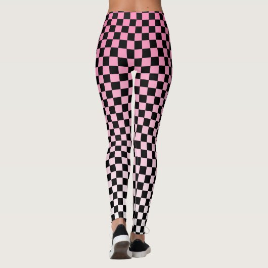 Gecontroleerde roze fade Leggings (Achterkant)