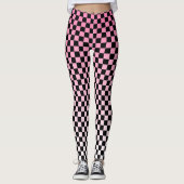 Gecontroleerde roze fade Leggings (Voorkant)