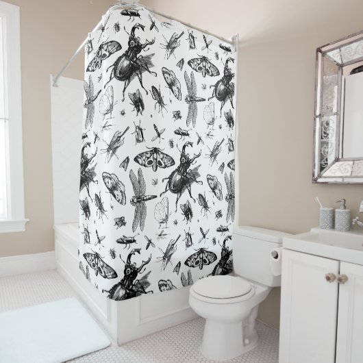 Gecontroleerde rugzak douchegordijn (In situ)