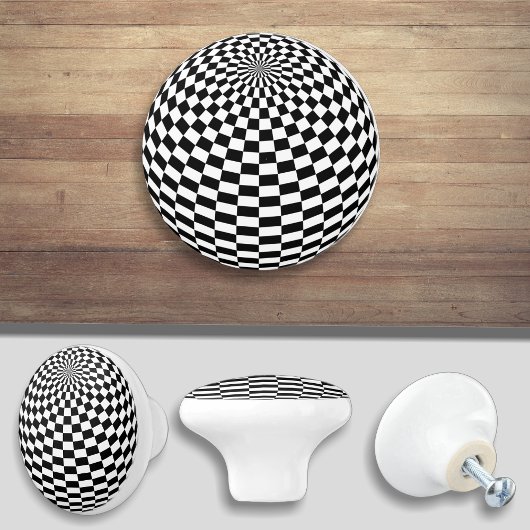 Gecontroleerde ruimte deurknop keramische knop