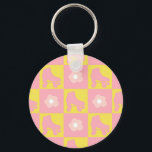 Gecontroleerde Schaatsen van Roller Quad Derby Ska Sleutelhanger<br><div class="desc">Personeelscontroles in roze en gele schaatsen op rollen. Koel een modern pastelgeel en roze quad roller-schaats patroon. Perfect roller schaatsen kunst voor rolderby babe, vrouw, meisje. Voorzieningen voor rolstoelpatronen op deuropeningen, mokken, verpakkingspapier, enz. Roller schaatsen illustratie ontwerpcadeau voor dochter, kleindochter, derby girl, rolbabe. rolschaatsen, quad roller-schaatsen, retro roller-stijl, voor rolschaatsen,...</div>