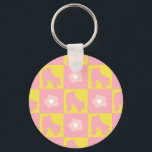 Gecontroleerde Schaatsen van Roller Quad Derby Ska Sleutelhanger<br><div class="desc">Personeelscontroles in roze en gele schaatsen op rollen. Koel een modern pastelgeel en roze quad roller-schaats patroon. Perfect roller schaatsen kunst voor rolderby babe, vrouw, meisje. Voorzieningen voor rolstoelpatronen op deuropeningen, mokken, verpakkingspapier, enz. Roller schaatsen illustratie ontwerpcadeau voor dochter, kleindochter, derby girl, rolbabe. rolschaatsen, quad roller-schaatsen, retro roller-stijl, voor rolschaatsen,...</div>