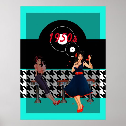 Gecontroleerde  schuimplaat uit de jaren '50 poster (Voorkant)