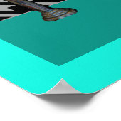 Gecontroleerde  schuimplaat uit de jaren '50 poster (Hoek)