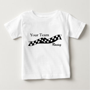 Gecontroleerde Shirt van het Baby van het Team van