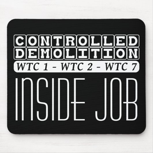 Gecontroleerde sloop WTC-complex Binnenlandse klus Muismat (Voorkant)