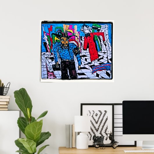 GECONTROLEERDE STREET POSTER (Thuiskantoor)