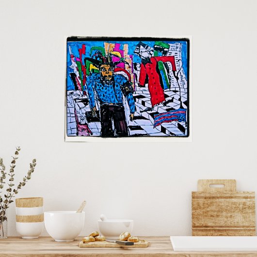 GECONTROLEERDE STREET POSTER (Keuken)