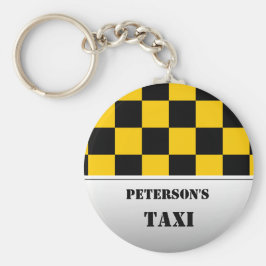 Gecontroleerde taximonogram sleutelhanger