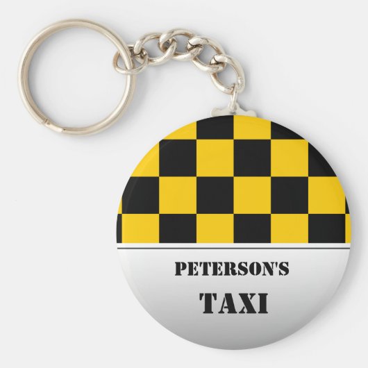 Gecontroleerde taximonogram sleutelhanger (Voorkant)