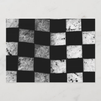 Gecontroleerde uitnodiging tot  bruiloft met vlag