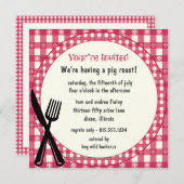 Gecontroleerde uitnodiging van de Partij van de Ta (Voorkant / Achterkant)