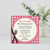 Gecontroleerde uitnodiging van de Partij van de Ta (Staand voorkant)