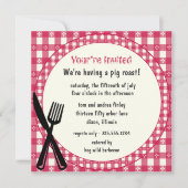 Gecontroleerde uitnodiging van de Partij van de Ta (Voorkant)