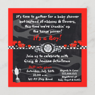 Gecontroleerde uitvindingen van de Flag Race Baby Kaart