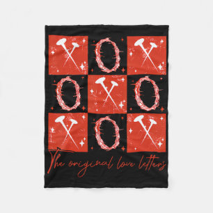 Gecontroleerde Valentijn Xoxo De Originele Liebesb Fleece Deken