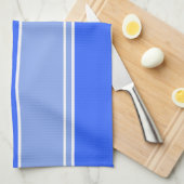 gecontroleerde vlag; Blauw Theedoek (Quarter Fold)